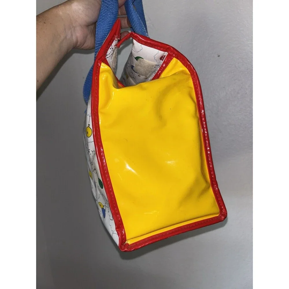 Vintage Carter's Diaper Bottle Insulated Red Blue Yellow Teddy Bears And Balloon